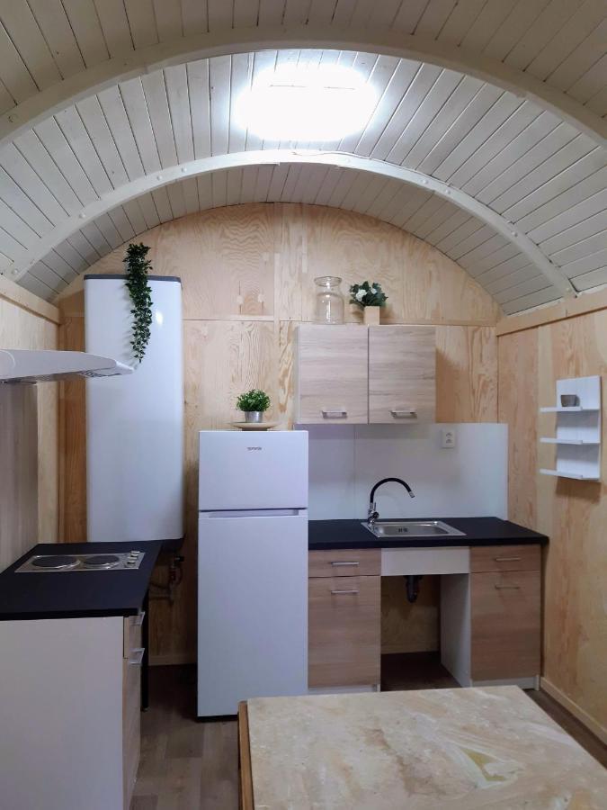 Ferienwohnung Vagon Lesna Jiřetín pod Jedlovou Exterior foto